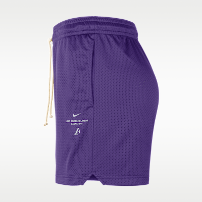 Nike Los Angeles Lakers Standard Issue Dri-FIT 13 cm Erkek File Basketbol Şortu görsel 3