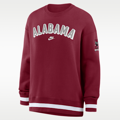 Alabama Legacy Phoenix Women's Nike College Oversized Pullover Crew