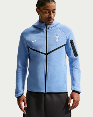 Мужское худи Tottenham Hotspur Tech Fleece Windrunner Nike Soccer Full-Zip Hoodie для бега