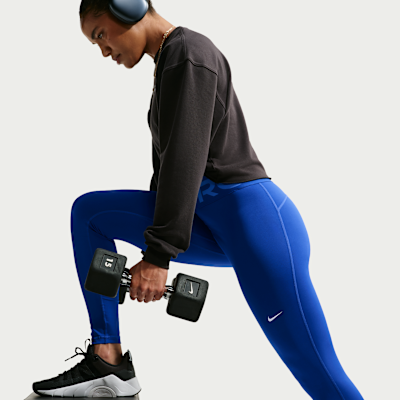 Nike Pro Sculpt Yüksek Belli Tam Boy Kadın Taytı görsel 4