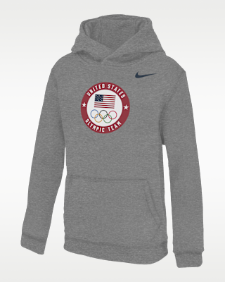 Детское худи Nike "Team USA" Big Kids' Club Fleece Hoodie