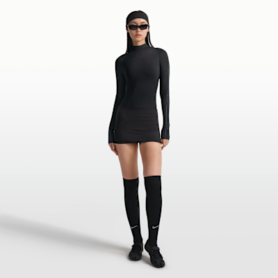 NikeSKIMS Weightless Layers Women's Mock-Neck Long-Sleeve Top