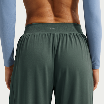Nike Zenvy Normal Belli Geniş Paçalı Kadın Eşofman Altı görsel 3