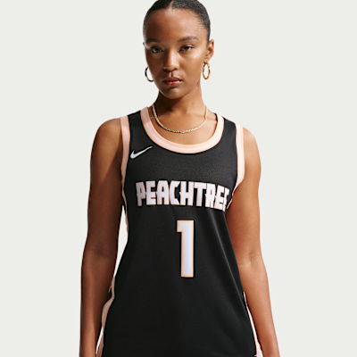 Jalen Johnson Atlanta Hawks City Edition Men's Nike NBA Swingman Jersey