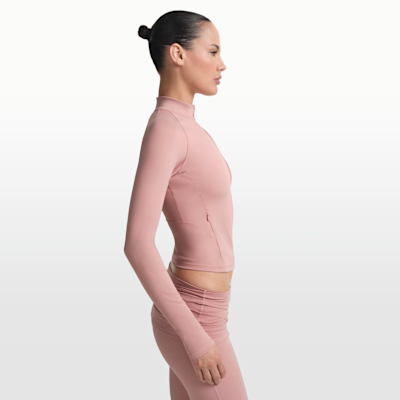 NikeSKIMS Matte Women's Mock-Neck Full-Zip Jacket