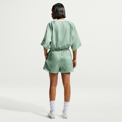 Nike Sportswear Oversize Saten Kadın Üstü görsel 5