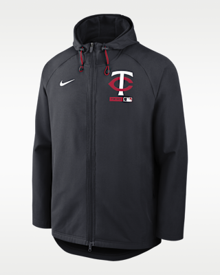 Мужская куртка Minnesota Twins Authentic Collection Nike Therma-FIT MLB Full-Zip Hooded