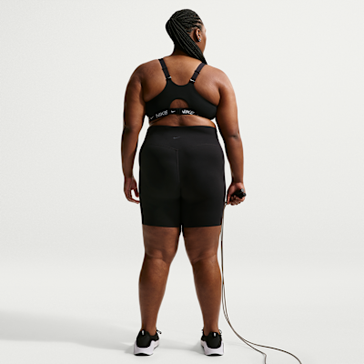 Nike Indy Yüksek Destekli Pedli Ayarlanabilir Kadın Spor Sütyeni (Büyük Beden) görsel 5