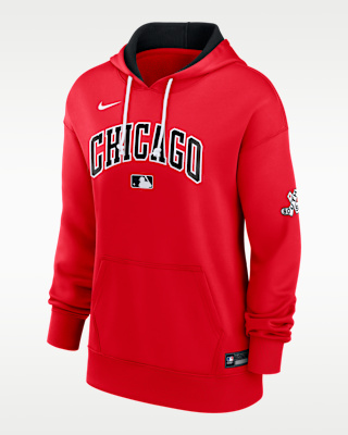 Женское худи Chicago White Sox Authentic Collection City Connect Nike Therma MLB Pullover Hoodie