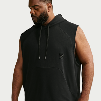 Nike N.A.C. Dri-FIT Fleece Kolsuz Kapüşonlu Erkek Antrenman Üstü görsel 6