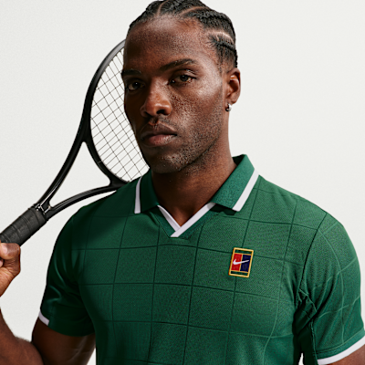 NikeCourt Slam Dri-FIT ADV Erkek Tenis Polo Üstü görsel 3