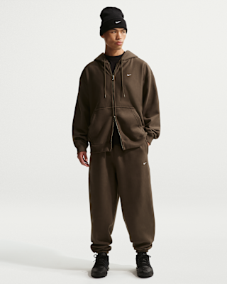 Мужские Nike Solo Swoosh Cuffed Fleece Pants