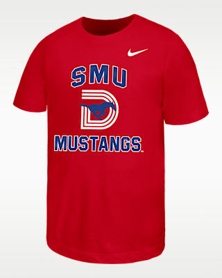 Детская футболка SMU Mustangs Big Kids' Nike Football для футбола