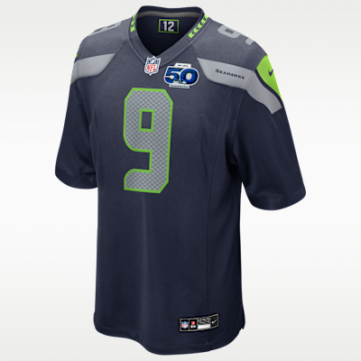 Jersey Nike de la NFL Game para hombre Kenneth Walker III Seattle Seahawks 50th Anniversary