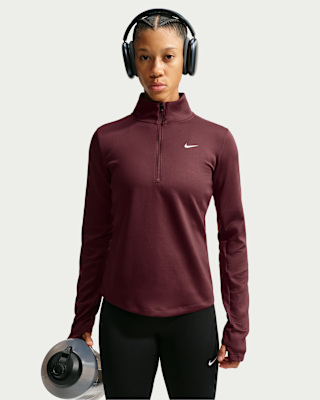 Женские  Nike One Therma-FIT 1/2-Zip Mid Layer