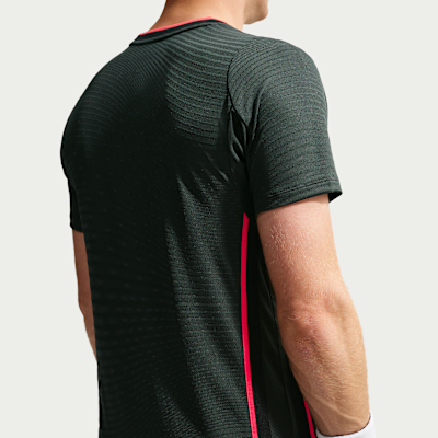 NikeCourt Slam Aero-FIT Kısa Kollu Erkek Tenis Üstü görsel 2