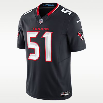 Jersey de fútbol americano Nike Dri-FIT de la NFL Limited para hombre Will Anderson Jr. Houston Texans
