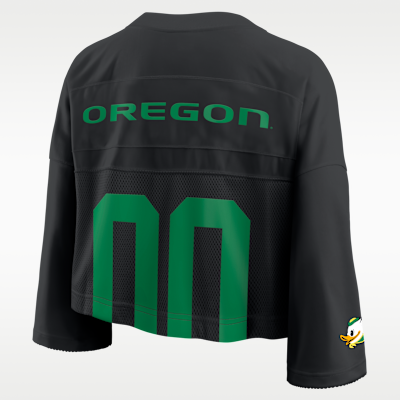 Oregon Jersey Women's Nike Dri-FIT College Cropped Top