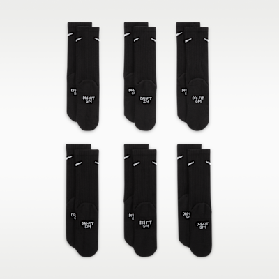 Nike Everyday Kids' Cushioned Crew Socks (6 Pairs)