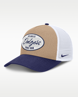 Мужские  Los Angeles Dodgers Rise Nike MLB A-Frame Trucker Adjustable Hat