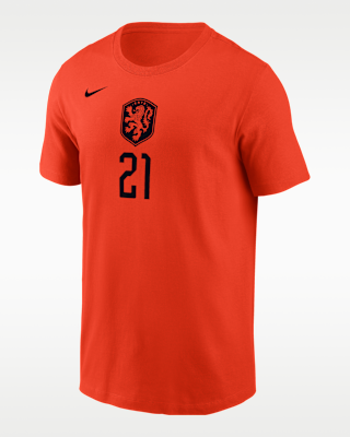 Мужская футболка Frenkie De Jong Netherlands Nike Soccer
