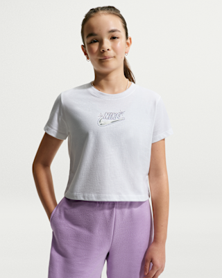 Детская футболка Nike Sportswear Big Kids' (Girls') Cropped