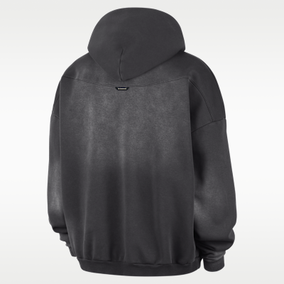 Nike Chicago Bulls Standard Issue Therma-FIT Fleece Washed Erkek Kapüşonlu Basketbol Üstü görsel 2
