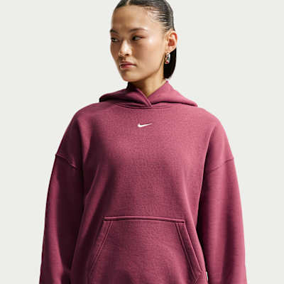 Nike Studio Fleece Orta Kalınlıkta Oversize Kapüşonlu Kadın Sweatshirt'ü