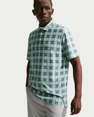 Мужские  Nike Tailored Performance Tartan Dri-FIT Golf Polo
