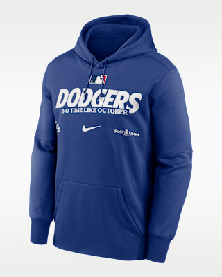 Мужское худи Los Angeles Dodgers 2026 Postseason Authentic Collection Nike Therma-FIT MLB Pullover Hoodie