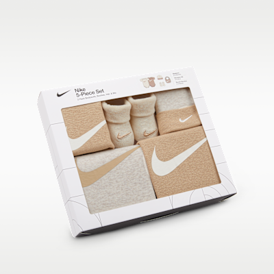 Conjunto de regalo en caja de 5 piezas para bebé Nike