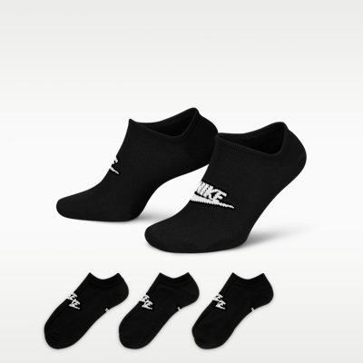 Nike Sportswear Everyday Essential No-Show Socks (3 Pairs)