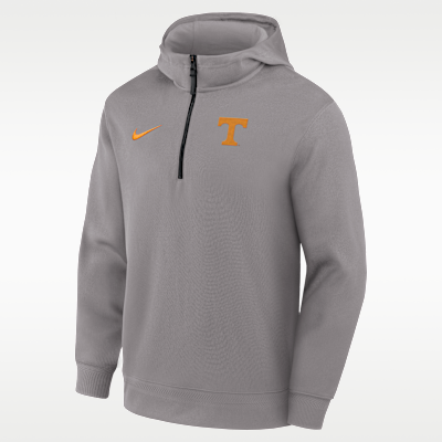 Sudadera universitaria con gorro y cierre de 1/4 Nike Dri-FIT para hombre Tennessee Coaches Premium