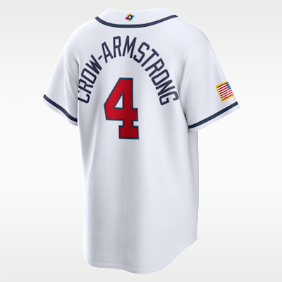 Pete Crow-Armstrong USA Baseball 2026 World Baseball Classic Men's Nike Stadium Jersey