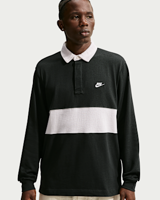 Мужские Nike Sportswear Club Long-Sleeve Rugby Top
