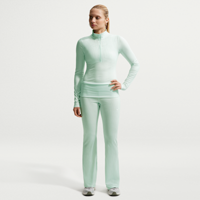 Nike Sportswear Chill Knit Sıkı Kesimli Çeyrek Fermuarlı Uzun Kollu Fitilli Kadın Üstü görsel 4
