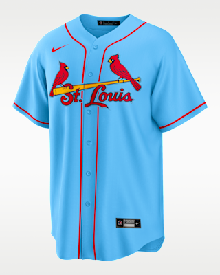 Мужские джерси Lars Nootbaar St. Louis Cardinals Nike MLB Replica Jersey