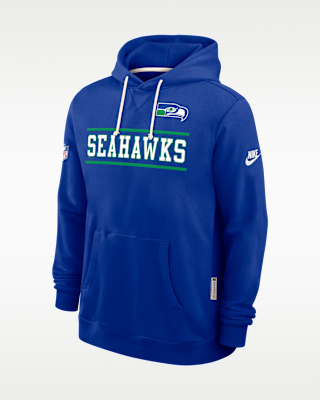 Мужское худи Seattle Seahawks Alt Standard Issue Nike Dri-FIT NFL Pullover Hoodie