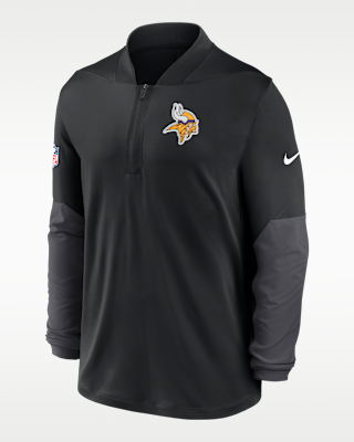Мужские  Minnesota Vikings Feel The Pressure Nike Dri-FIT NFL 1/2-Zip Top