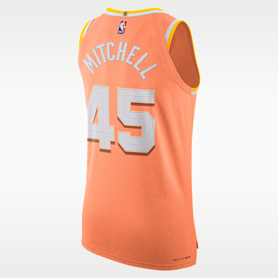 Jersey Nike Dri-FIT ADV de la NBA Authentic para hombre Donovan Mitchell Cleveland Cavaliers City Edition
