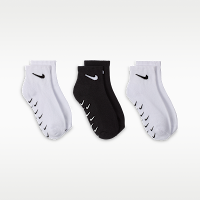 Calcetines antideslizantes para niños talla pequeña Nike (3 pares)