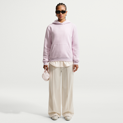 Nike Studio Fleece Orta Kalınlıkta Kapüşonlu Kadın Sweatshirt'ü görsel 4