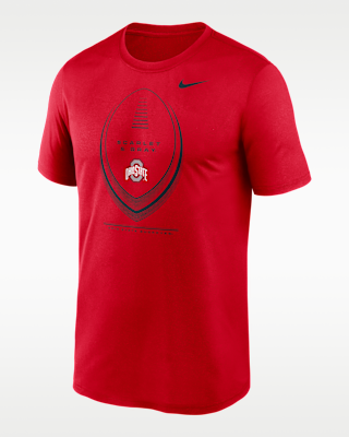 Мужская футболка Ohio State Primetime Football Icon Legend Nike Dri-FIT College для футбола