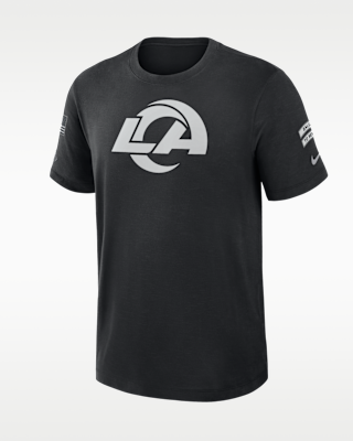 Мужская футболка Los Angeles Rams Salute to Service Slub Nike Dri-FIT NFL