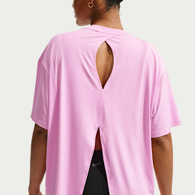 Nike One Dri-FIT Kısa Kollu Kadın Üstü görsel 2