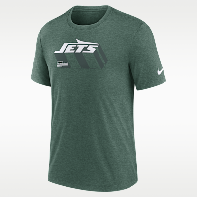 Playera Nike de la NFL para hombre New York Jets Long Pass