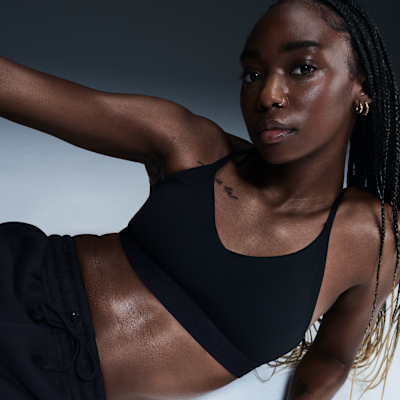 Спортивное бра Indy Adjustable, уплотнённая чашка — Nike