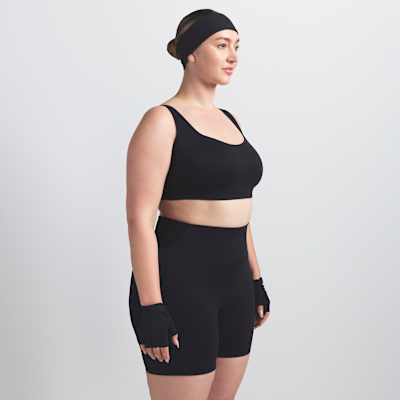 NikeSKIMS Matte magas derekú, 13 cm-es női kerékpáros rövidnadrág