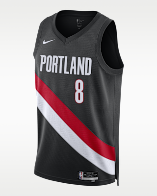 Мужские джерси Deni Avdija Portland Trail Blazers Icon Edition Nike Dri-FIT NBA Swingman Jersey
