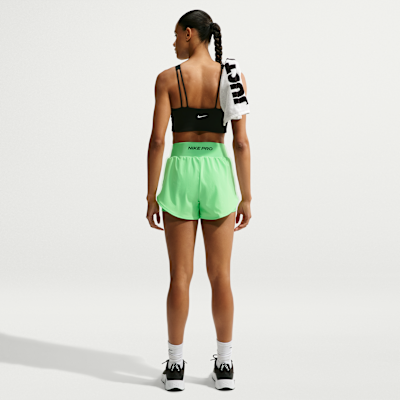 Nike Pro Sculpt Dri-FIT Yüksek Belli 2'si 1 Arada 8 cm Kadın Şortu görsel 5